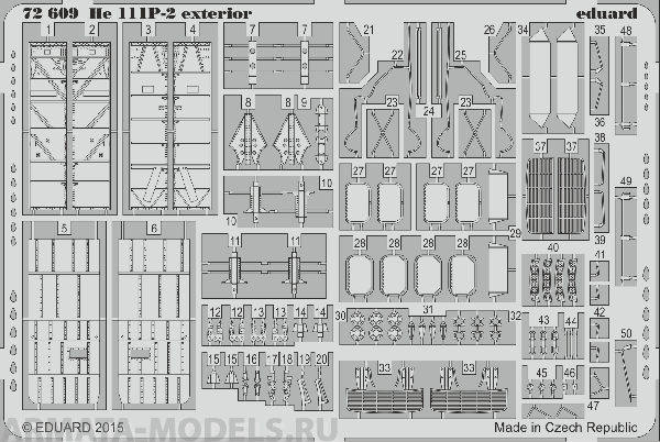 72609ED  He 111P-2 exterior 1/72