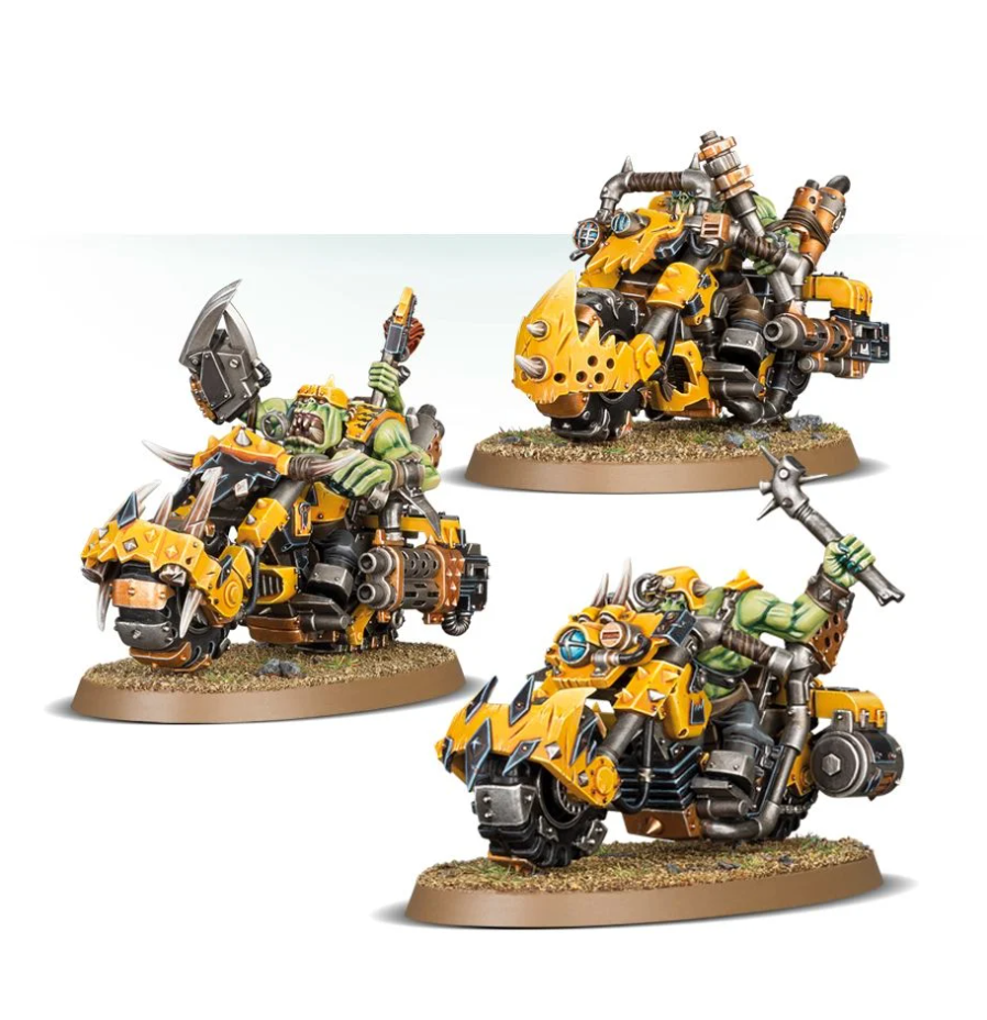50-07GW Набор Орки: Банда Боевых Байкеров (Ork Warbiker Mob)