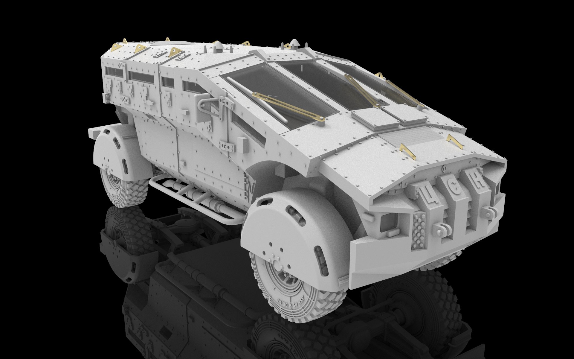 AM7297  Бронеавтомобиль ЦСН ФСБ «Фалькатус» Arma Models