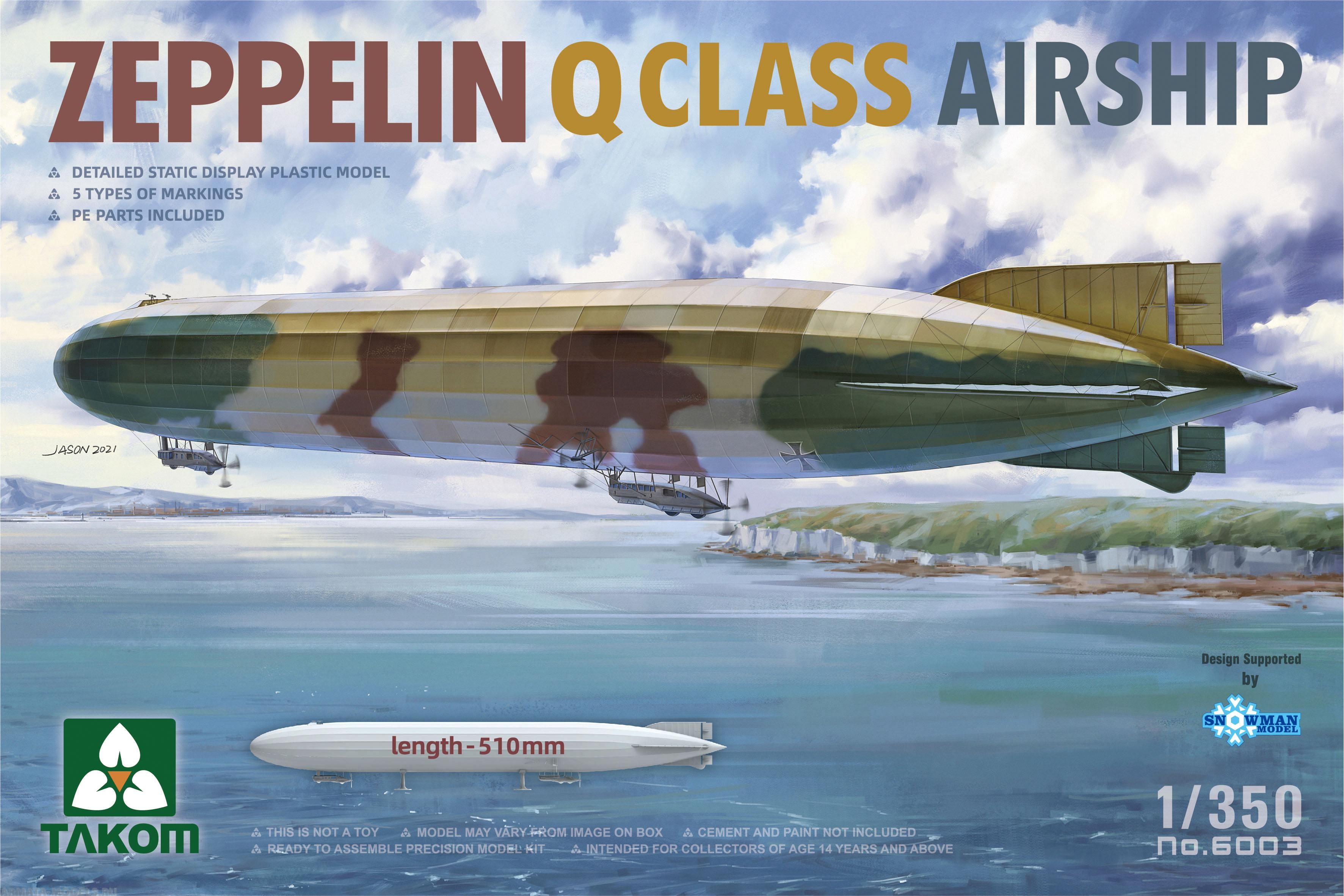 6003T Zeppelin Q Class Airship Takom