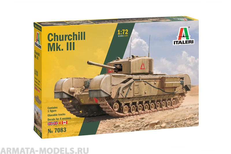 7083ИТ Танк Churchill Mk. III Italeri