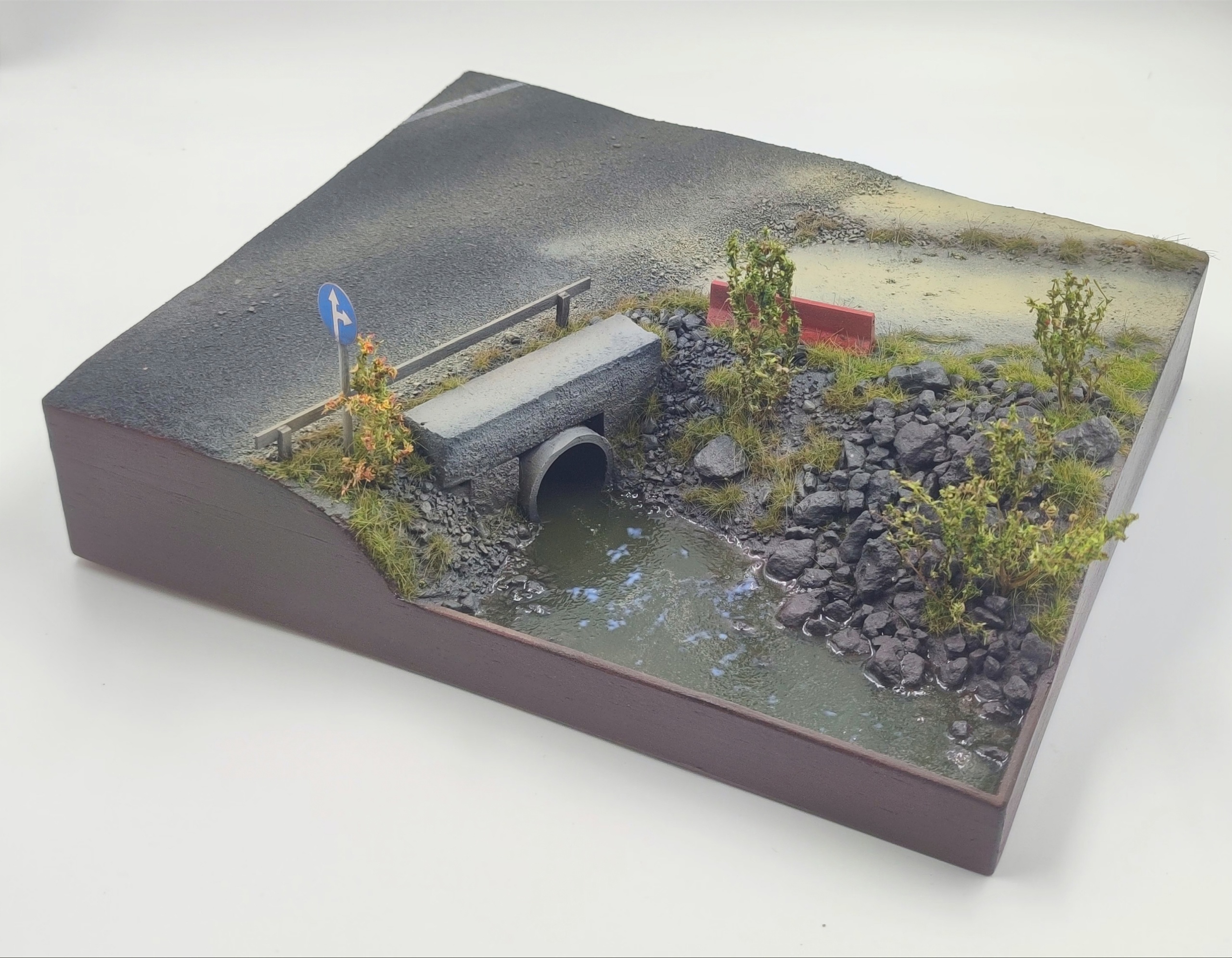 HE-35148 Диорама Съезд с дороги