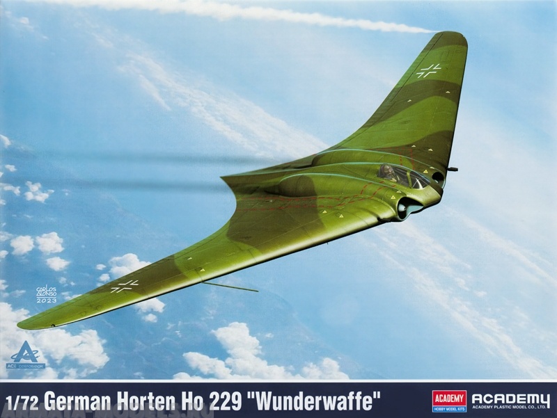12583 Игрушка авиация German Horten Ho 229 Wunderwaffe Academy