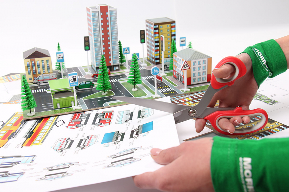 100-pdd-001 Макет ПДД. Набор №1.