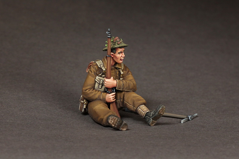 35138SOGA British infantryman at rest. SOGA Miniatures