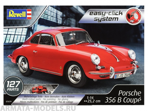 07679RE Спортивный автомобиль Porsche 356 купе Revell