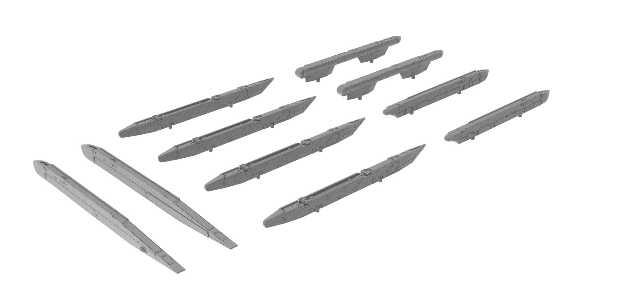 48277-1TMP НАБОР АКУ АПУ для СУ-27, 1/48 