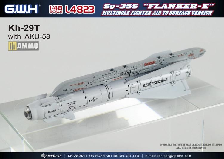 L4823 Самолет Su-35S Flanker E Multirole Fighter Air to Surface Version Great Wall