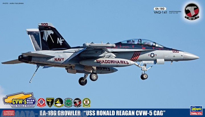 52144 Cамолет  EA-18G GROWLER USS RONALD REAGAN CVW-5 CAG  (HASEGAWA) 1/72 Hasegawa