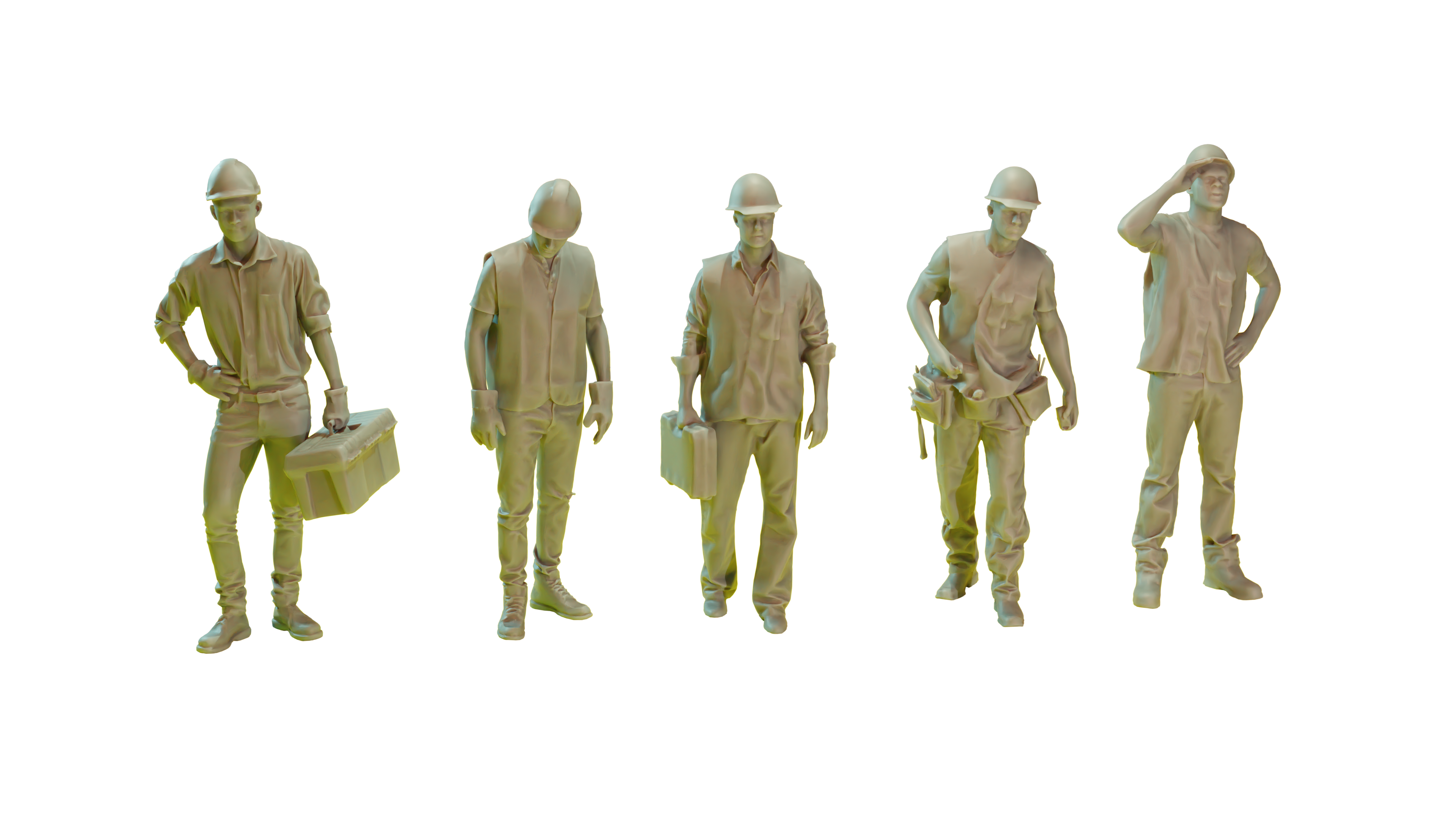 AM14444 Набор фигурок Neo «Техники» 5 шт (Не для свободной продажи)