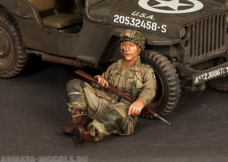 3512SOGA U.S. Army Airborne on rest SOGA Miniatures