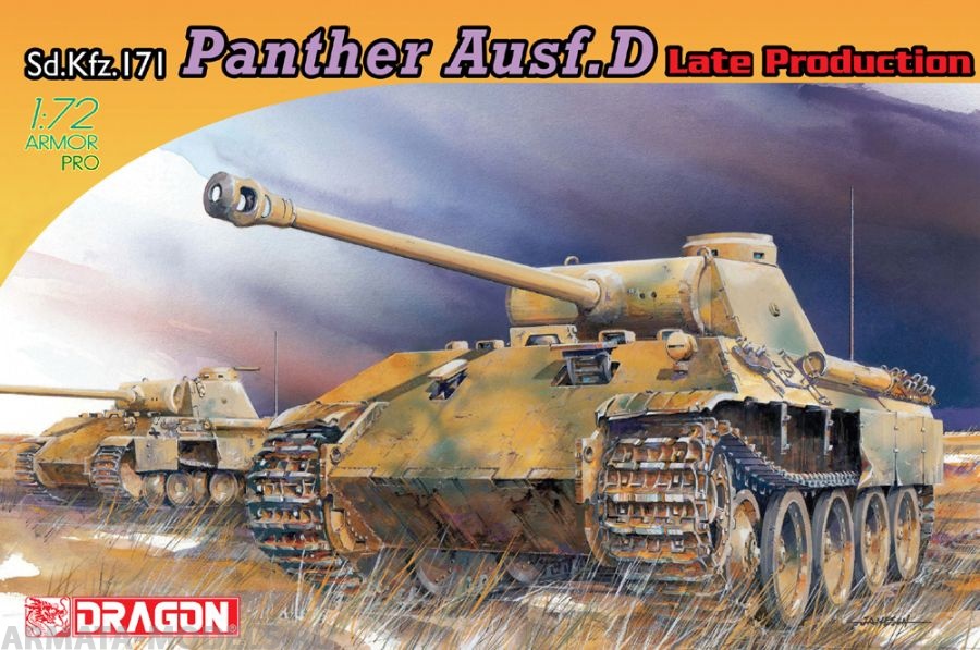 7506Д Танк Sd.Kfz.171 Panther Ausf.D поздний Dragon
