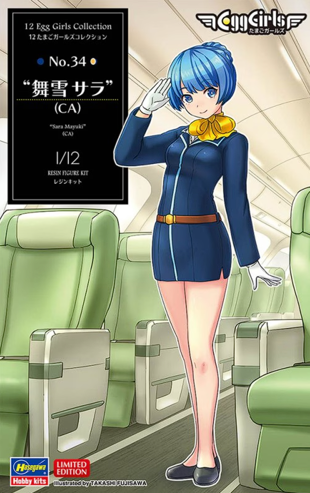 52346-Фигурка девушки, Egg Girls Collection No.34 (Limited Edition) Hasegawa