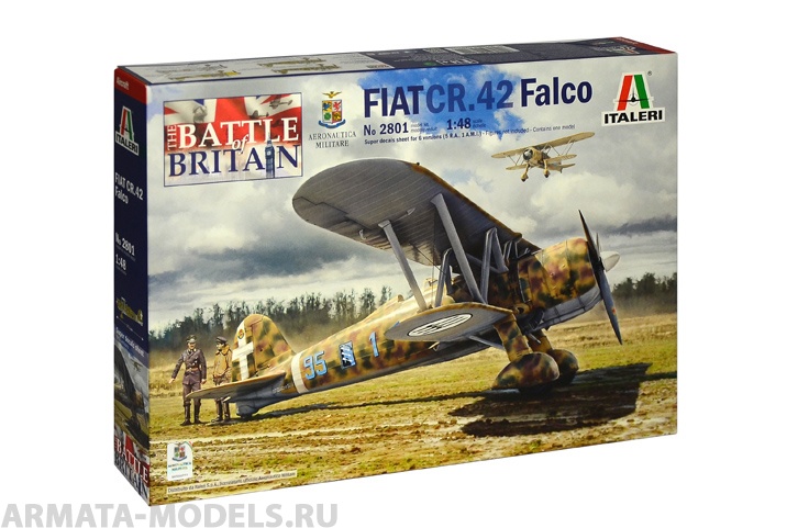 2801ИТ Самолет FIAT CR.42 Falco Italeri