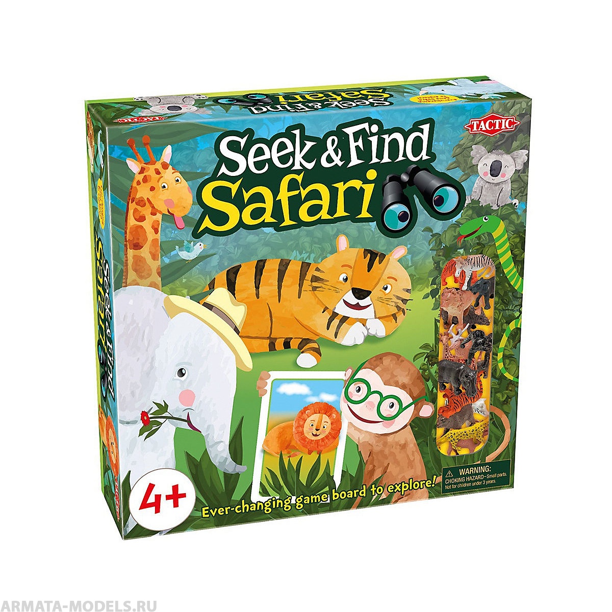 TAC58007 Настольная игра Seek & Find Safari (Сик и Файнд Сафари)