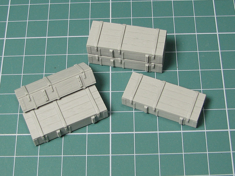 E-038 Дополнения для моделей Modern Russian Ammo Crates (for 115mm 2A20 Gun used on T-62 tanks)
