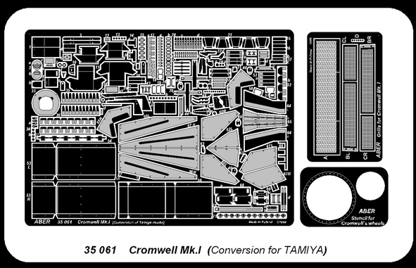 ABR-35-061  Дополнения для  Cromwell Mk.I (conversion) для Tamiya 1/35