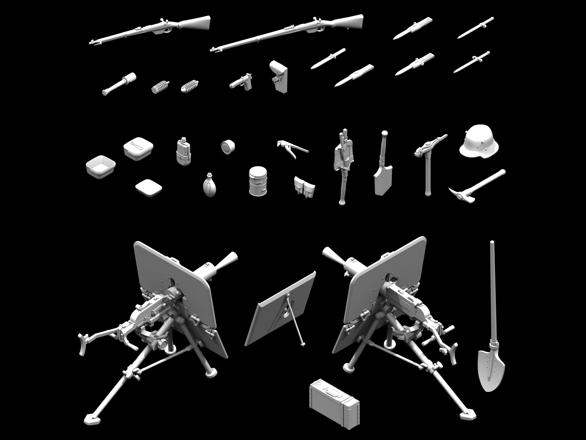 35671 Вооружение и оборудование Австро-Венгерской пехоты 1 МВ ICM
