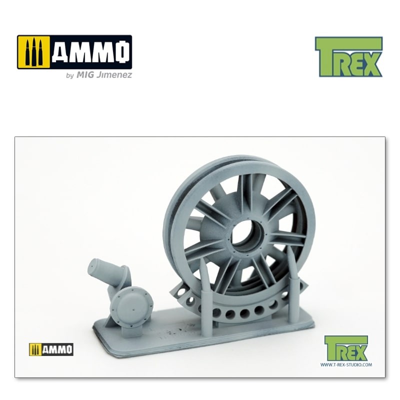 TR35039 Натяжное колесо PzKpfw IV Disassembled Idler Cast Version