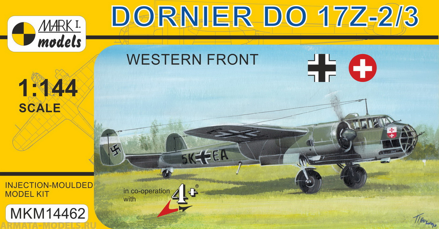 MKM14462 Самолет Do 17Z-2/3 Western Front Mark I Models