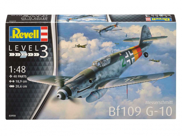 03958 Истребитель Мессершмитт Bf.109 G-10 Revell