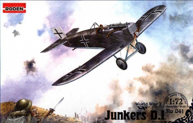 Rod041 Самолет JUNKERS D.I (LONG-FUSELAGE VERSION) Roden