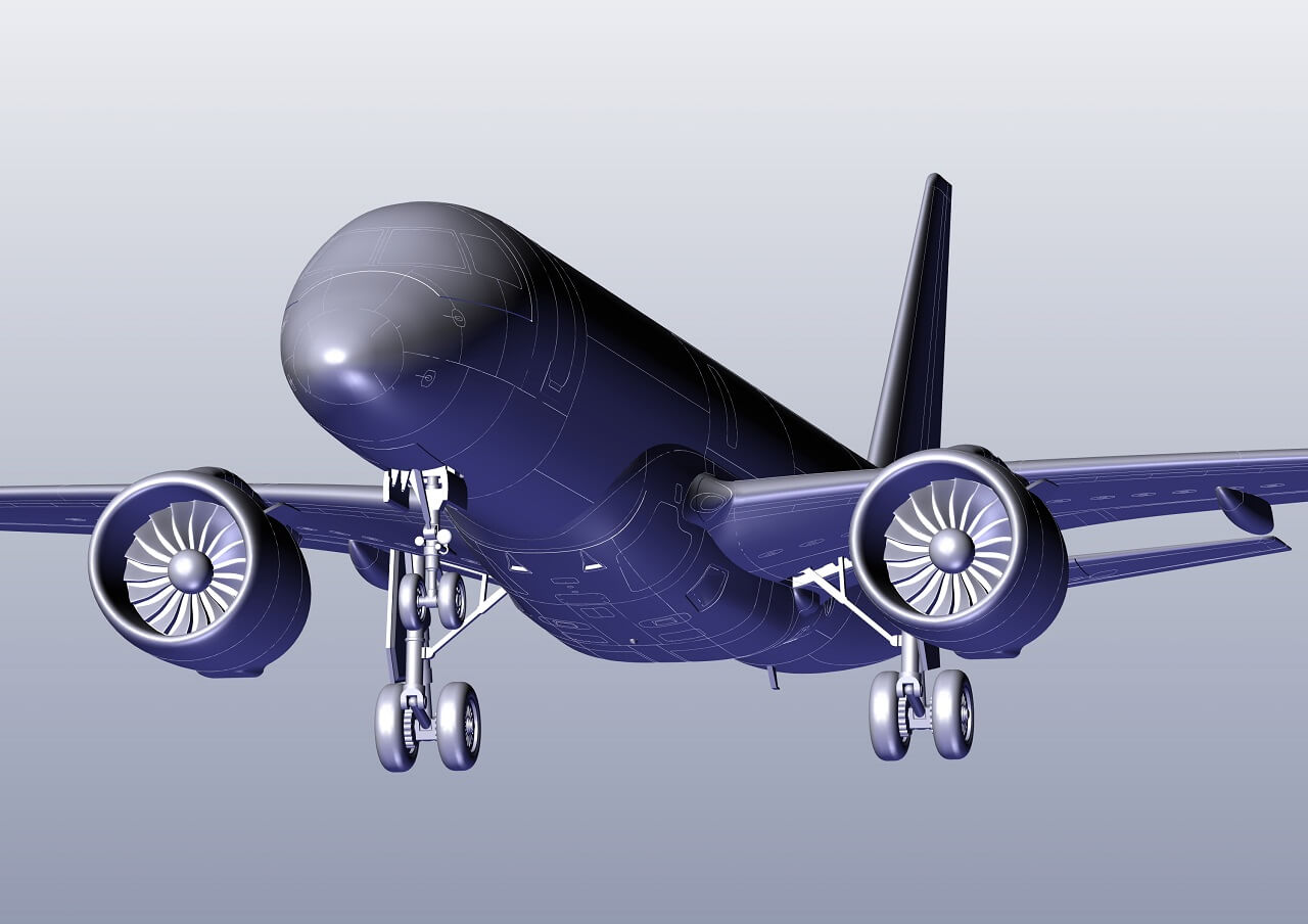 ЕЕ144152_1 Авиалайнер EMB 190E2 AIR ASTANA Восточный экспресс