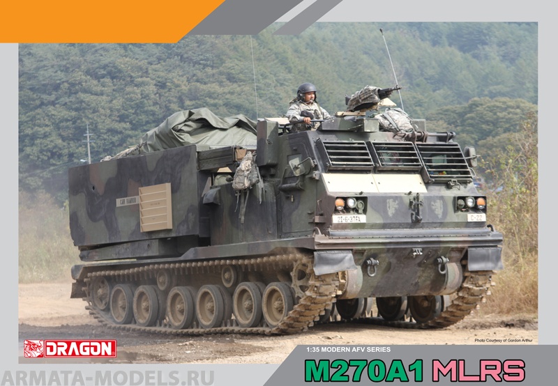 3557Д РАКЕТНАЯ УСТАНОВКА M270A1 MLRS Dragon