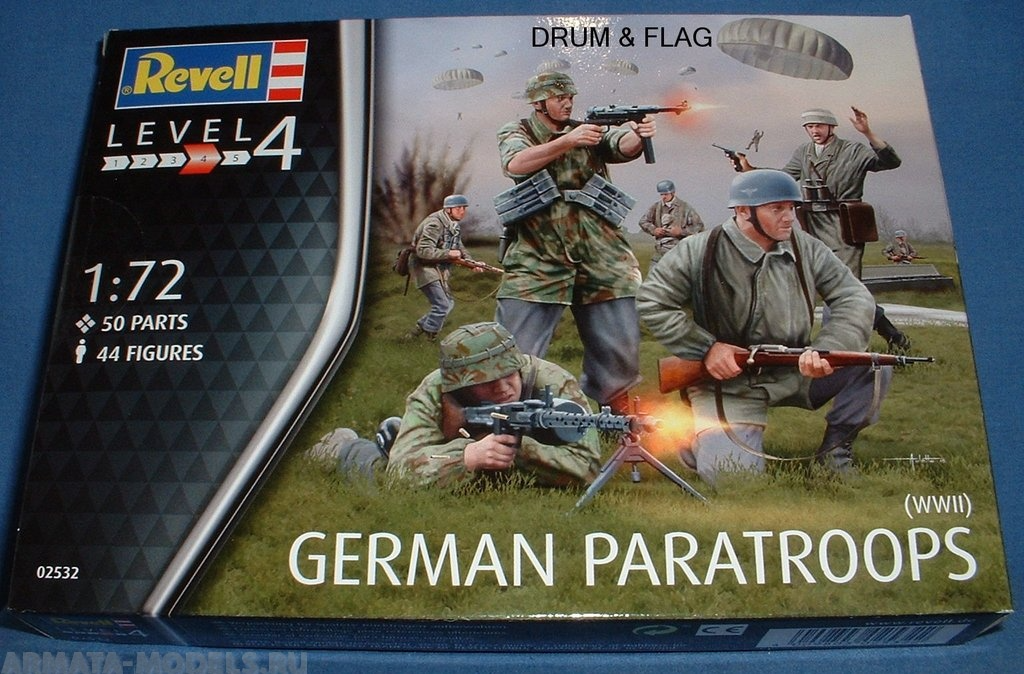 02532 Немецкие парашютисты Второй мировой войны Revell