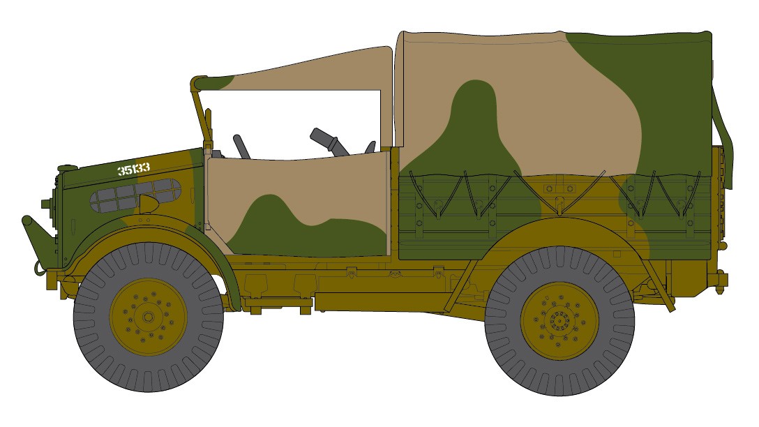 A03313 Сборная модель Bedford MWD Light Truck Airfix