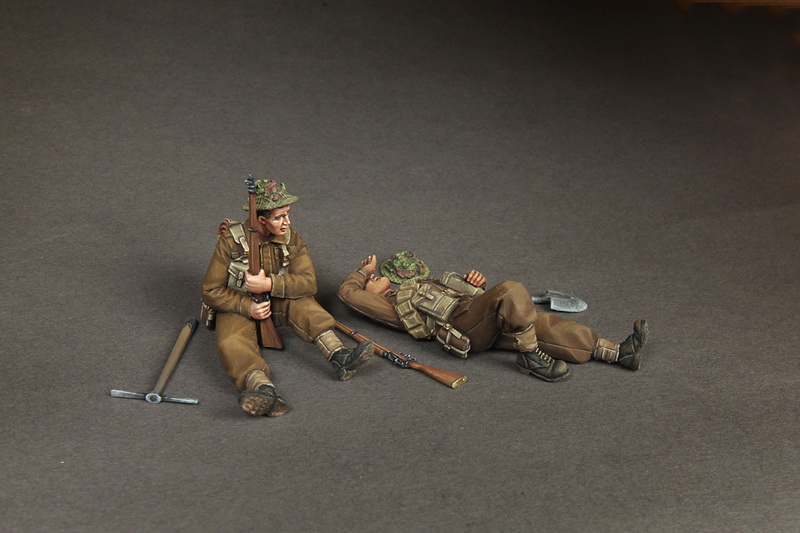 3617SOGA British infantrymans at rest. SOGA Miniatures