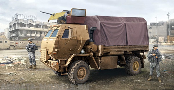 01009P Автомобиль  M1078 LMTV (ARMOR CAB)  Trumpeter