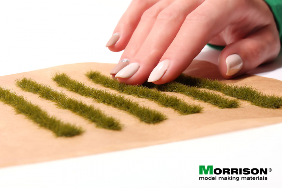 080trf054 Полосы травы для макета. Лесная трава.