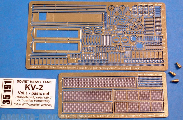 ABR-35 191  Дополнения для  KV-2 vol.1 – basic set для Trumpeter 1/35