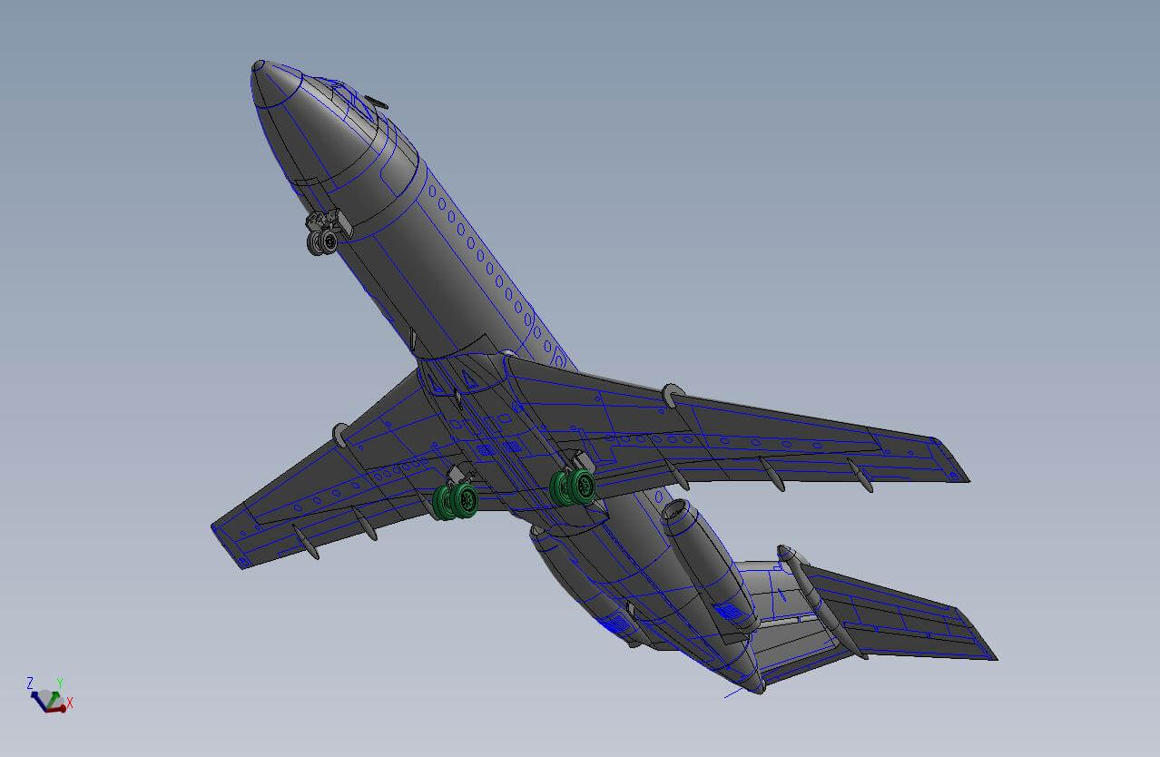 ЕЕ144143_4 Авиалайнер BAC 1-11-200 KLM Восточный экспресс