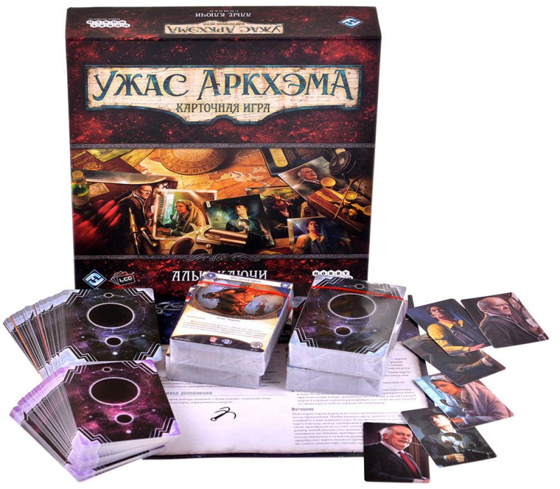 915552HW Ужас Аркхэма Карточная игра: Алые ключи: Сыщики