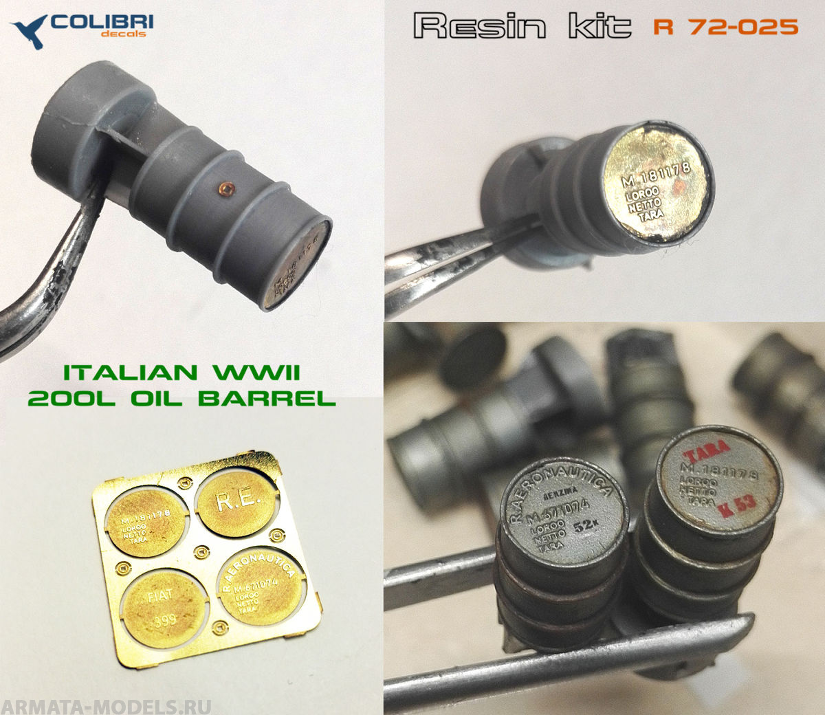 R 72025CD Italian WWII 200 l oil barrel