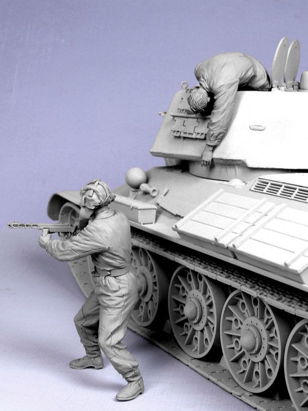 T35114 Экипаж подбитого советского танка II (T-34/76) (2) Tank
