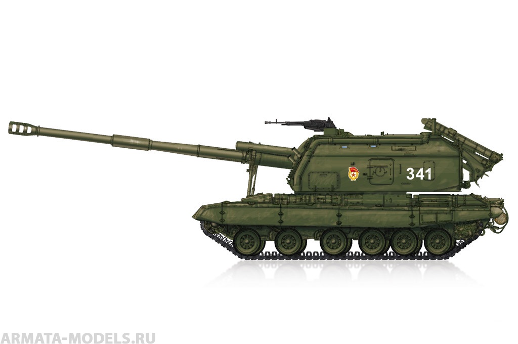 82927 САУ 2S19-M1 Self-propelled Howitzer Hobby Boss