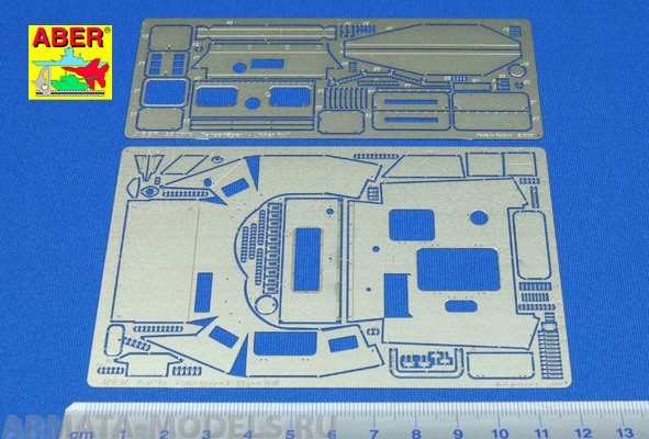 ABR-35-071  Дополнения для  Panzerjager I (Upper hull) для Italeri-Zvezda, 1/35