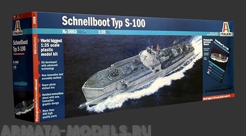 5603ИТ Быстроходный катер S-100 Italeri