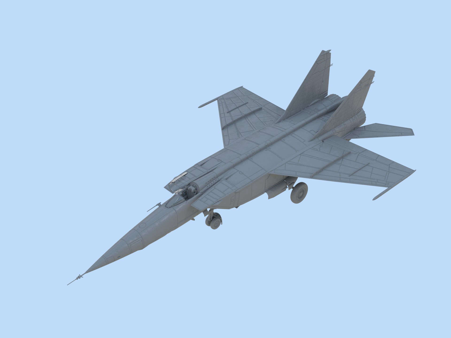 48901 МиГ-25 РБТ, Советский самолет-разведчик ICM