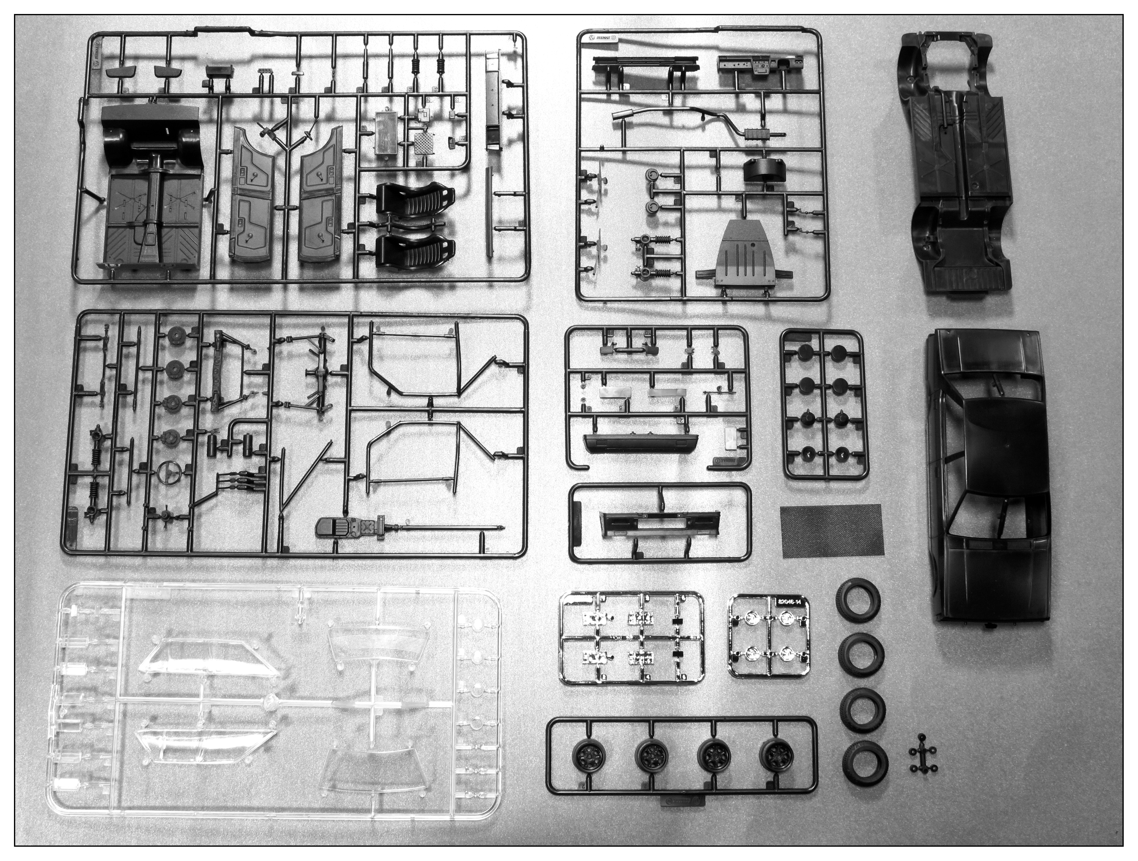 BEE24022 Mitsubishi Lancer Turbo '84 RAC RALLY VER Beemax Model Kits
