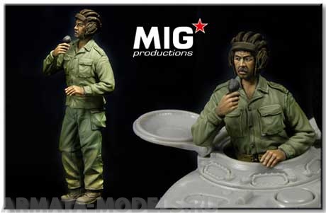 MIGMP35-295  Иракский командир танка (ранний, М50 Шерман и т.п.)