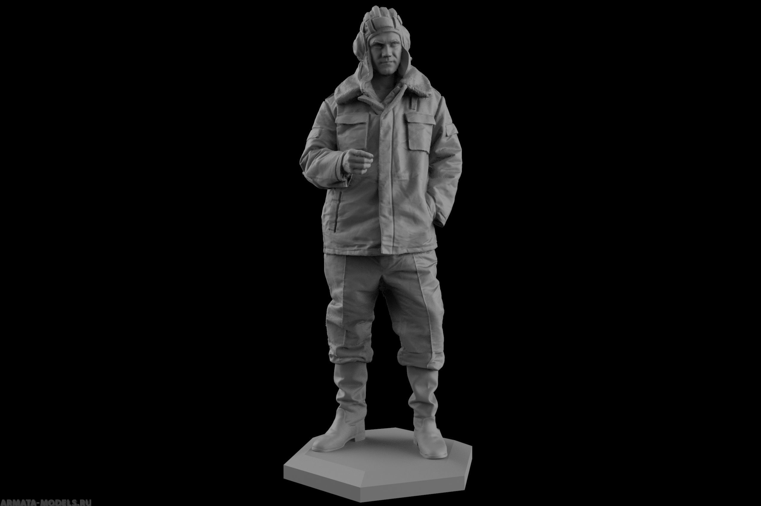 AM3712 Фигура танкиста №3 (Не для свободной продажи) Arma Models