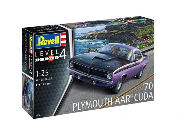 07664RE Автомобиль 1970 AAR Cuda Revell
