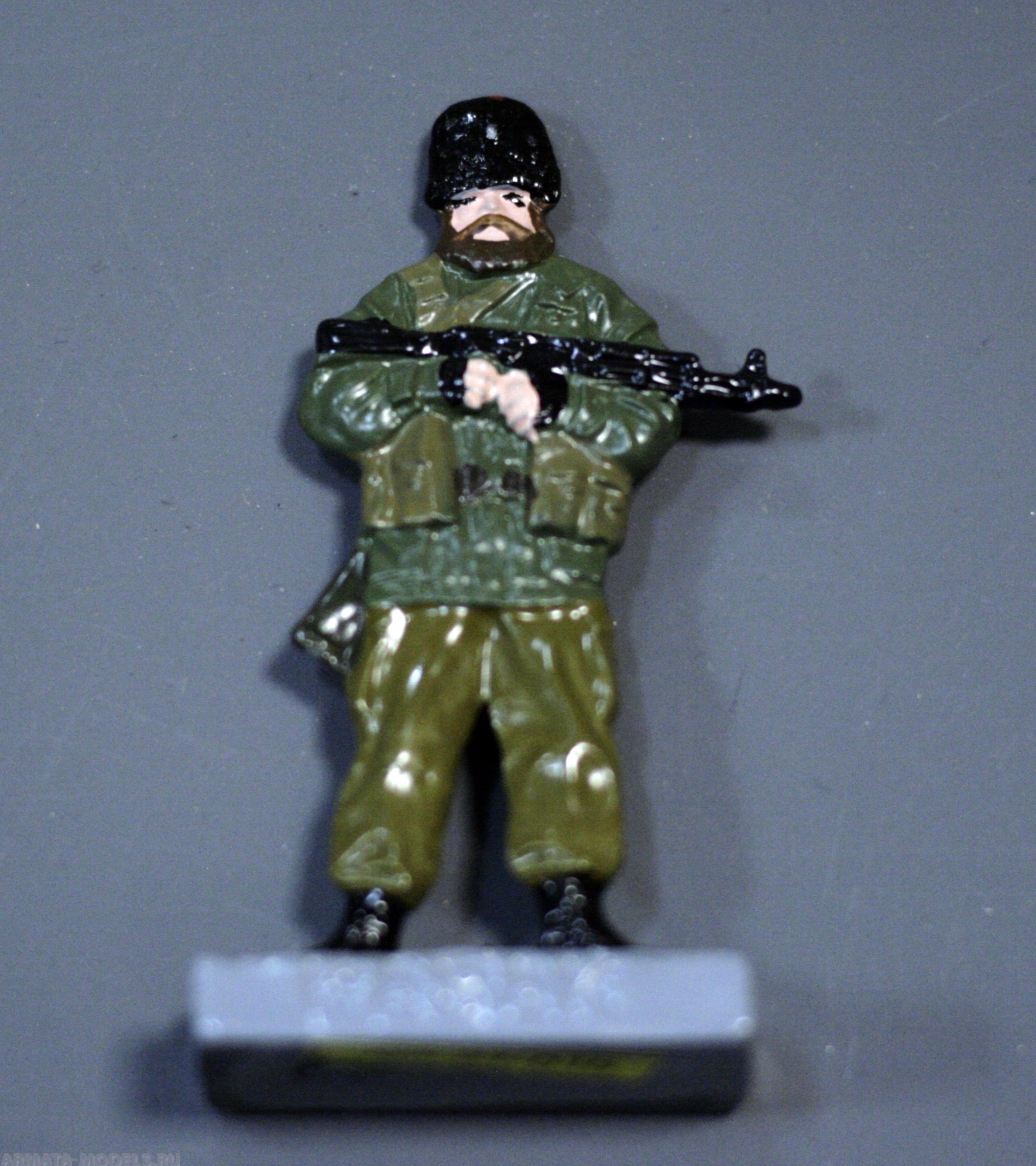 21-016 окрашеная фигура Казак Солдатики "Ура"