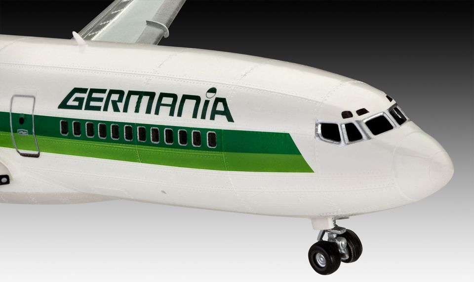03946 Пасскажирский самолет Boeing 727-100 авиакомпании Germania Revell