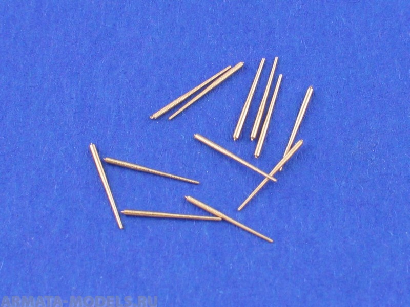 ABR-1:700-L-04  Дополнения для  Set of 12 pcs 100 mm barrels for ships Richelieu, Jean Bart для  1/700