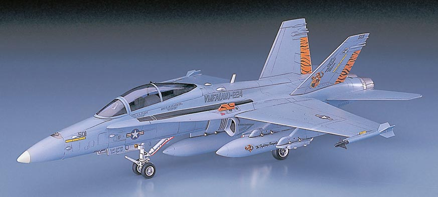 00439 Самолет F/A-18D HORNET Hasegawa